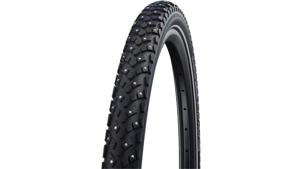 winter bicycle tire size
