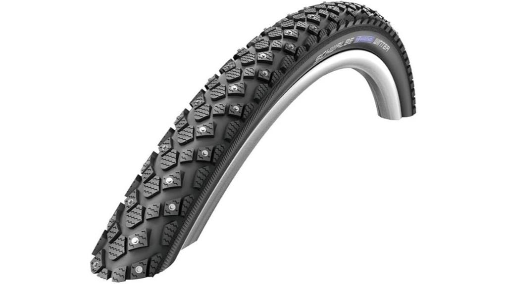 winter bicycle tire size