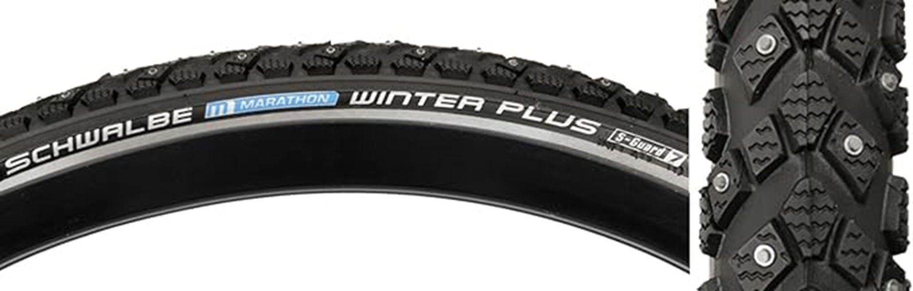 winter tire with spikes
