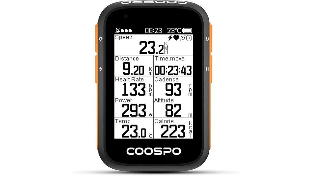 wireless gps bike computer