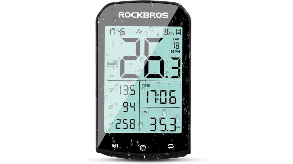 wireless gps cycling computer