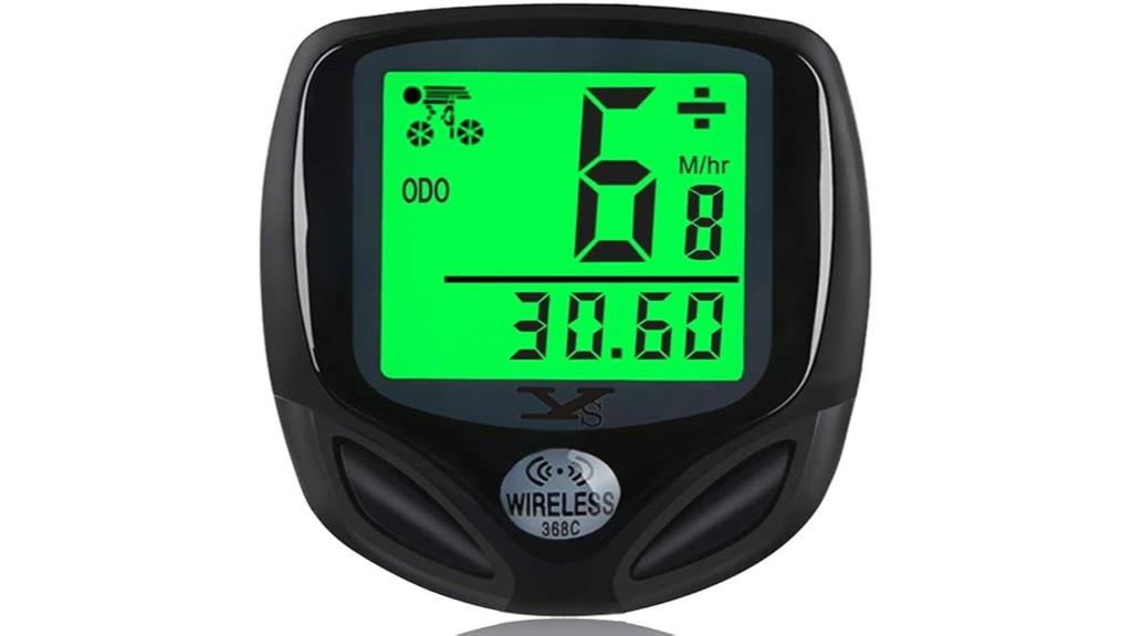 wireless waterproof cycling computer