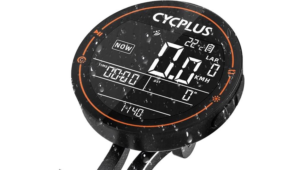 wireless waterproof gps bike computer