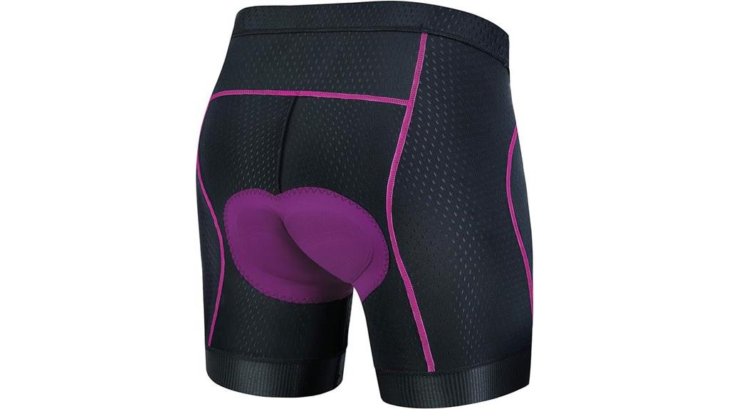 women s 3d padded cycling shorts