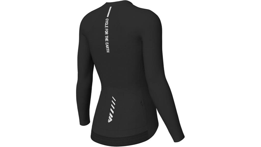women s long sleeve cycling jersey