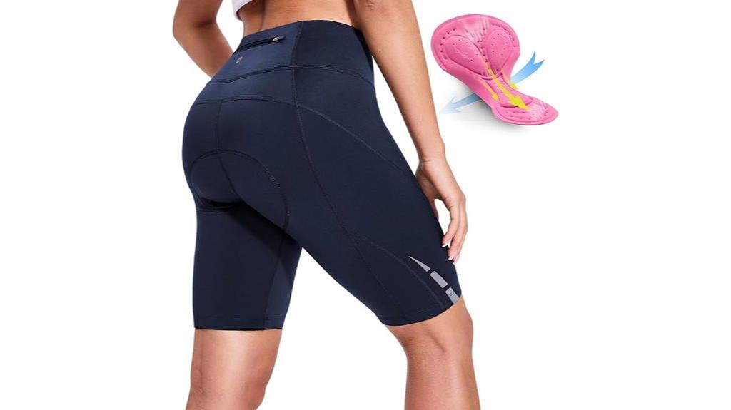 women s padded bike shorts