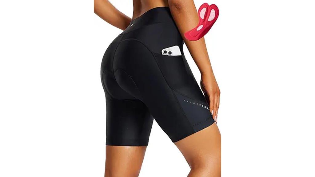 women s padded cycling shorts