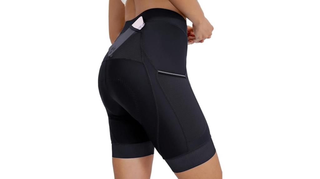 women s padded cycling shorts