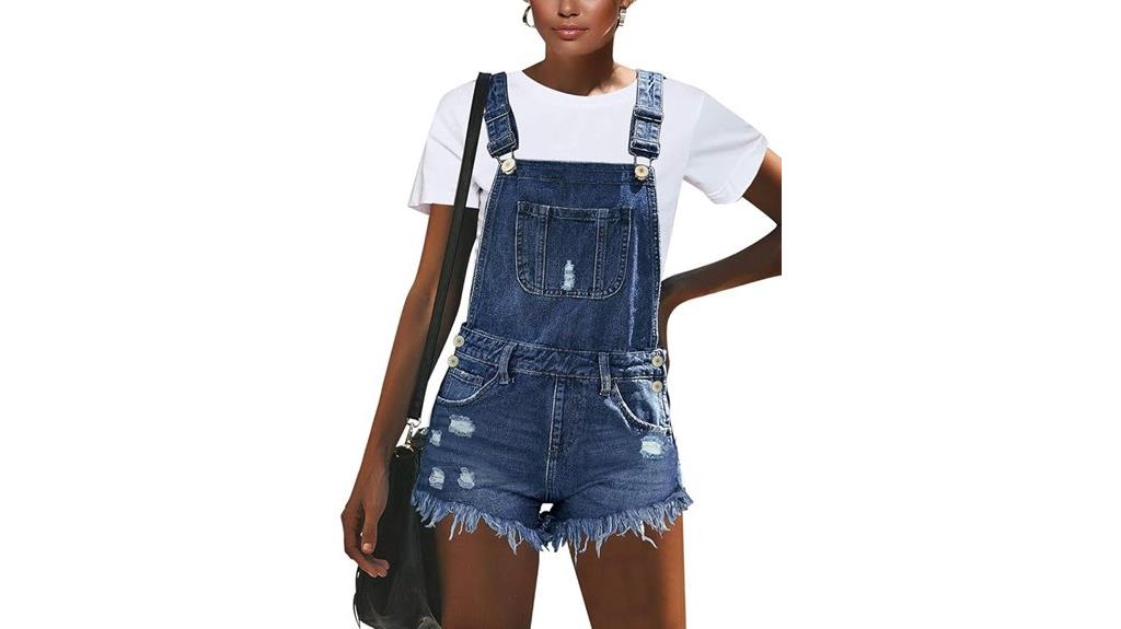 women s ripped denim shorts
