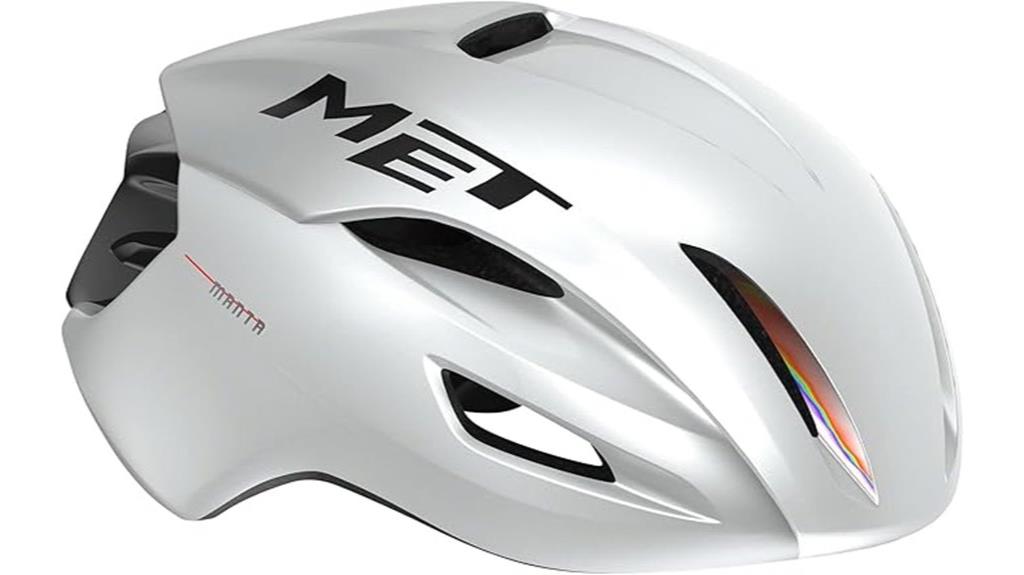 yellow manta cycling helmet