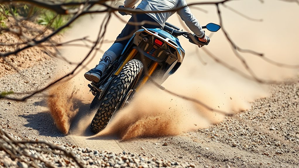 adjust tire pressure body position