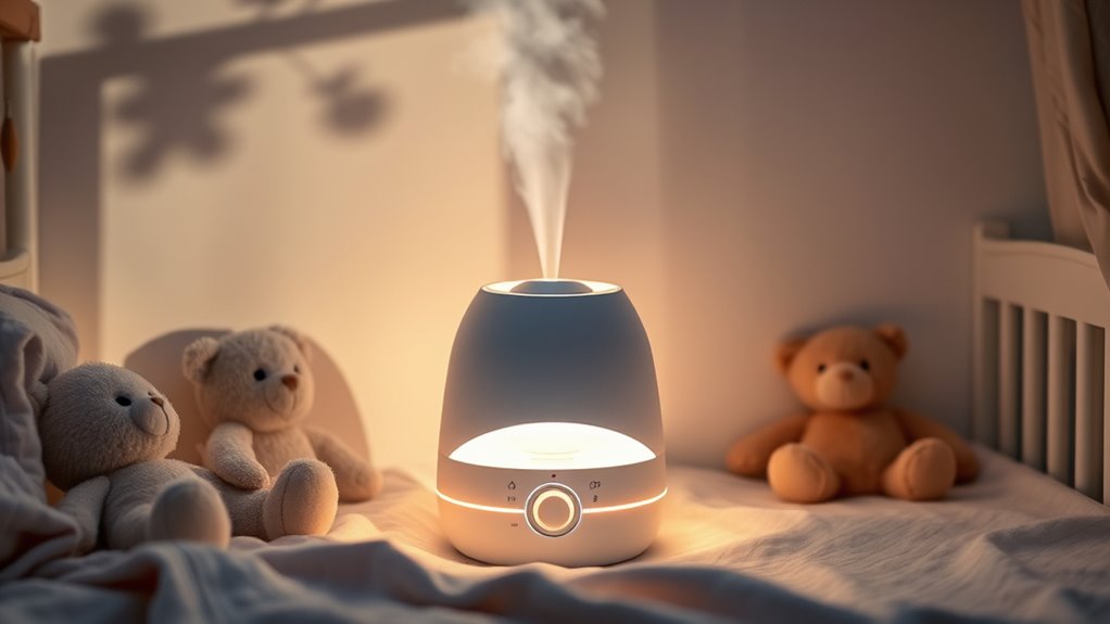 baby room humidifiers with lights
