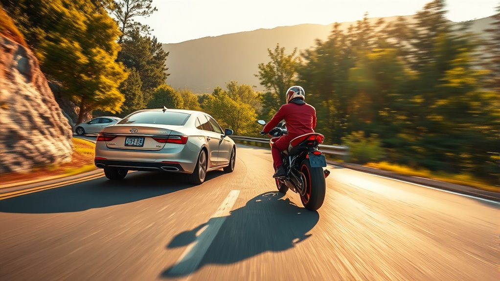 cautious passing and yielding