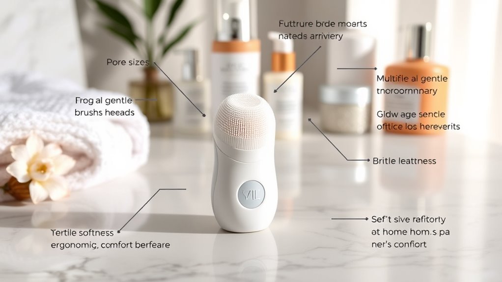 choosing gentle versatile brush