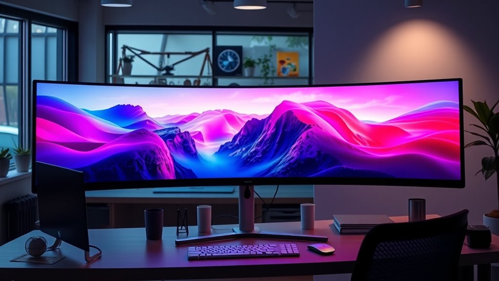 choosing immersive curved monitor