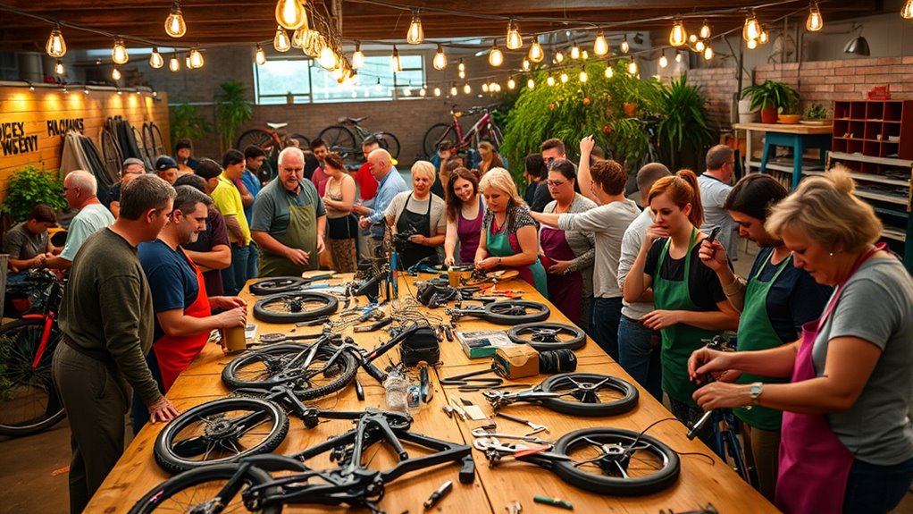 community bike repair night