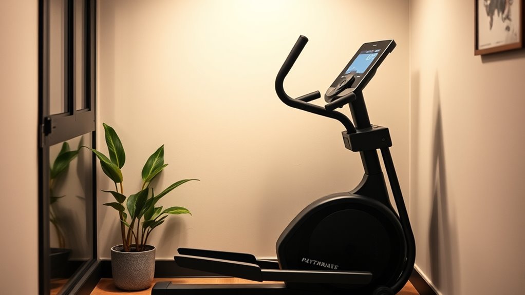 compact space saving ellipticals