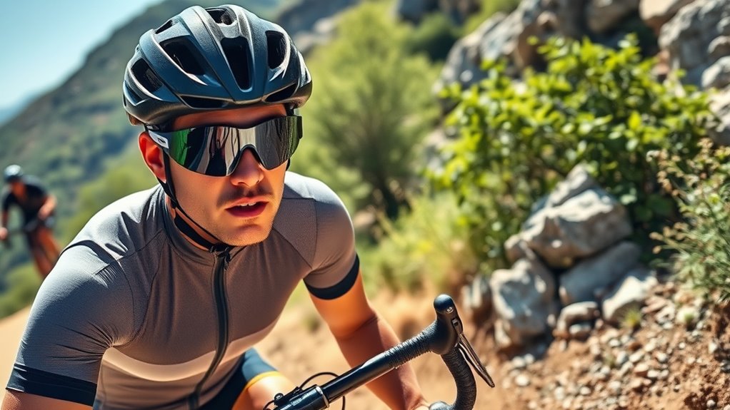 confidently descending with assurance