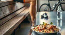 cyclist protein recovery tips