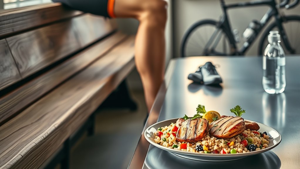 cyclist protein recovery tips