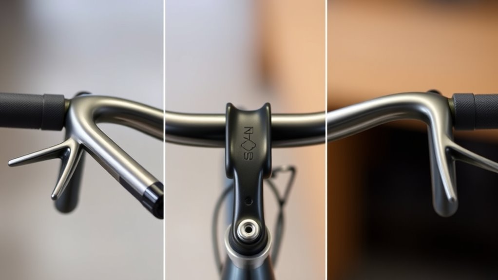 different handlebar shapes options