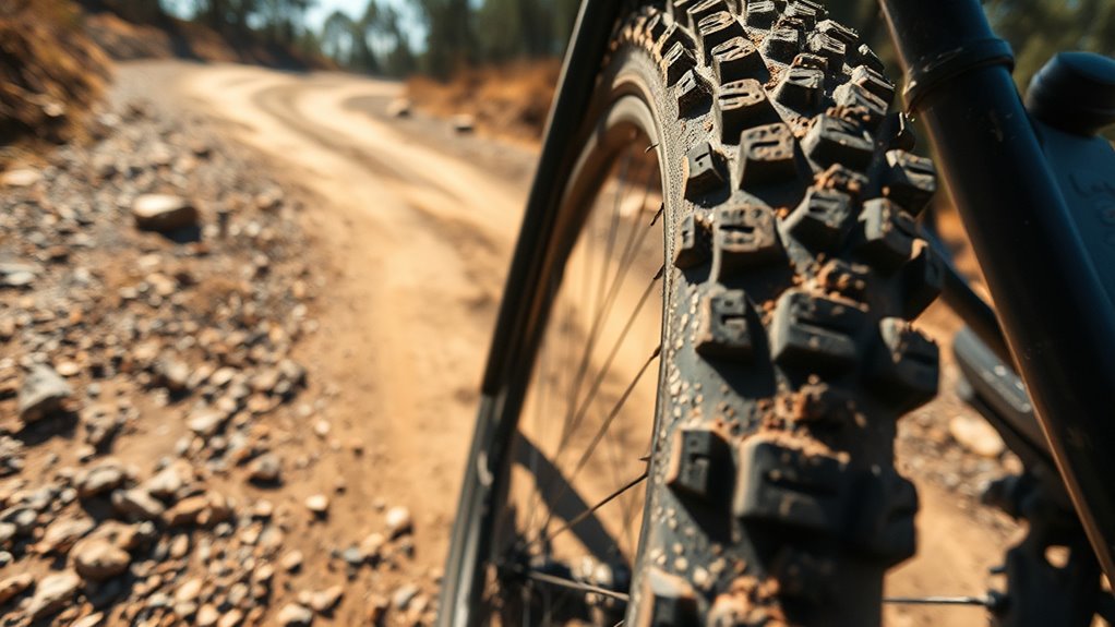 different pressures for terrains