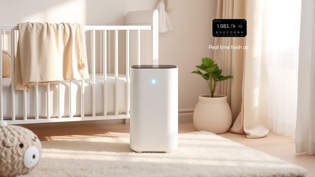 effective portable nursery air purifier