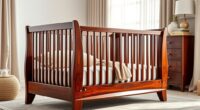 elegant convertible baby cribs