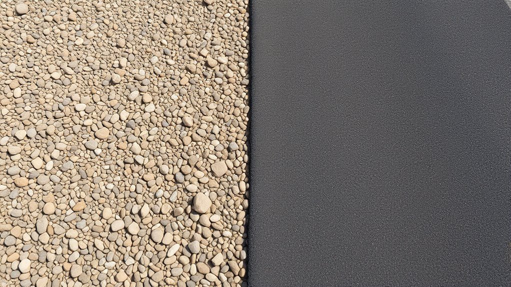 gravel and road geometry