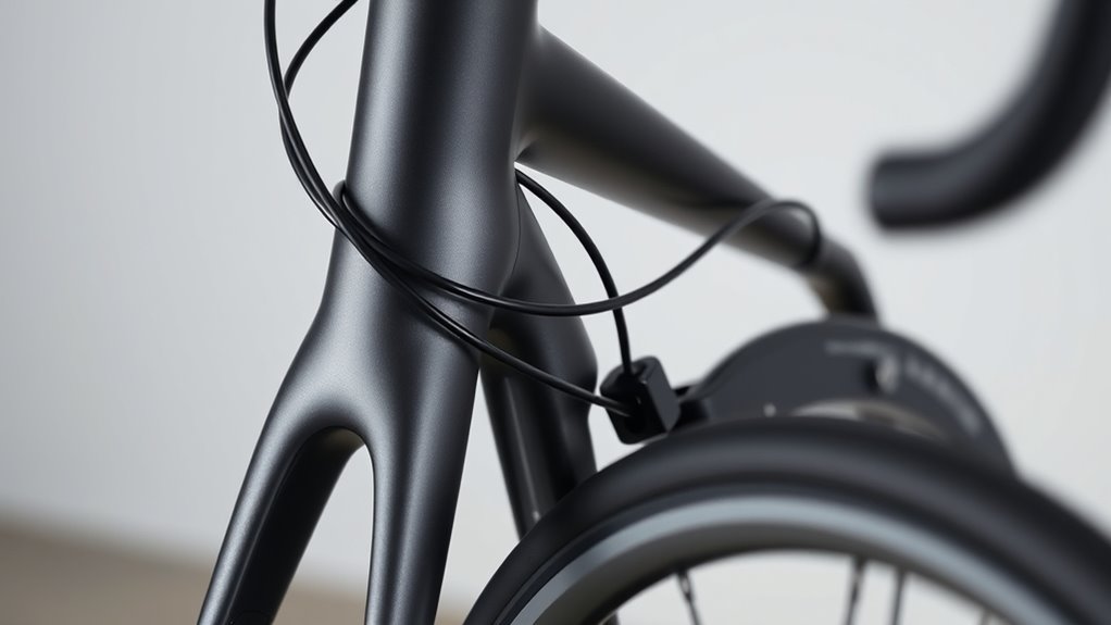 hidden wiring inside frame