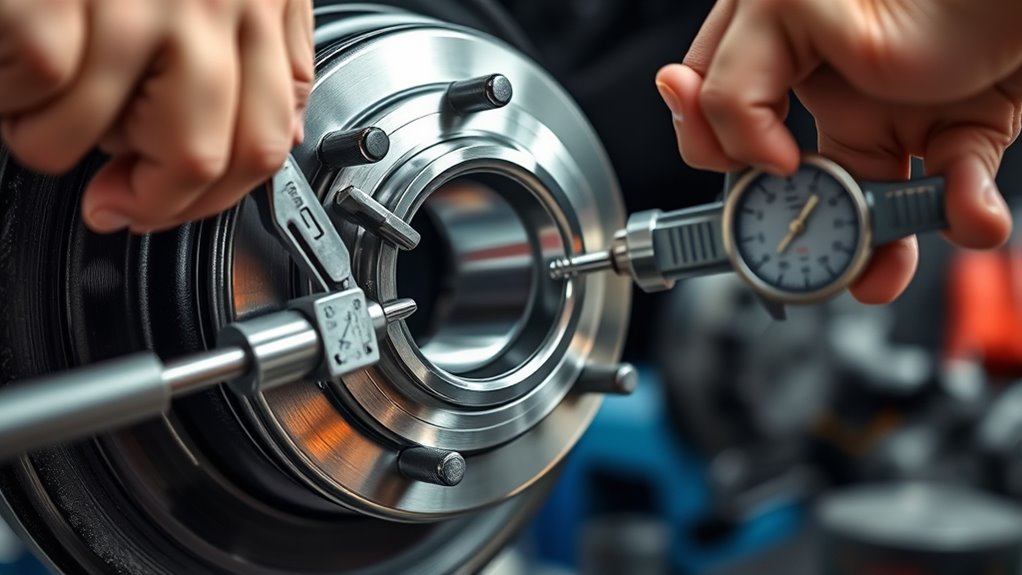 hub bearing adjustment instructions