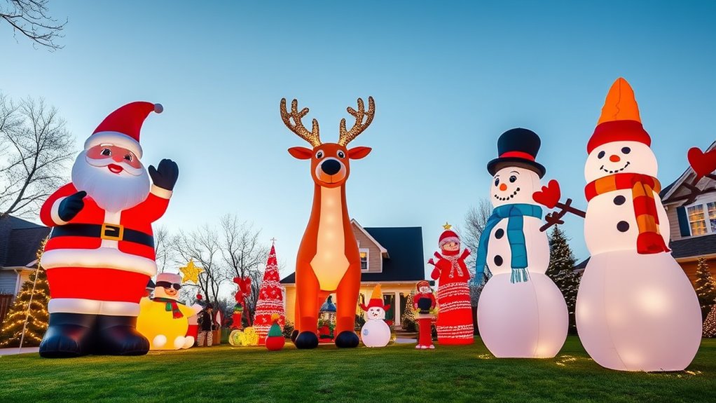 large yard inflatable decorations