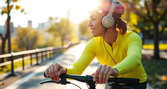 listen carefully while cycling