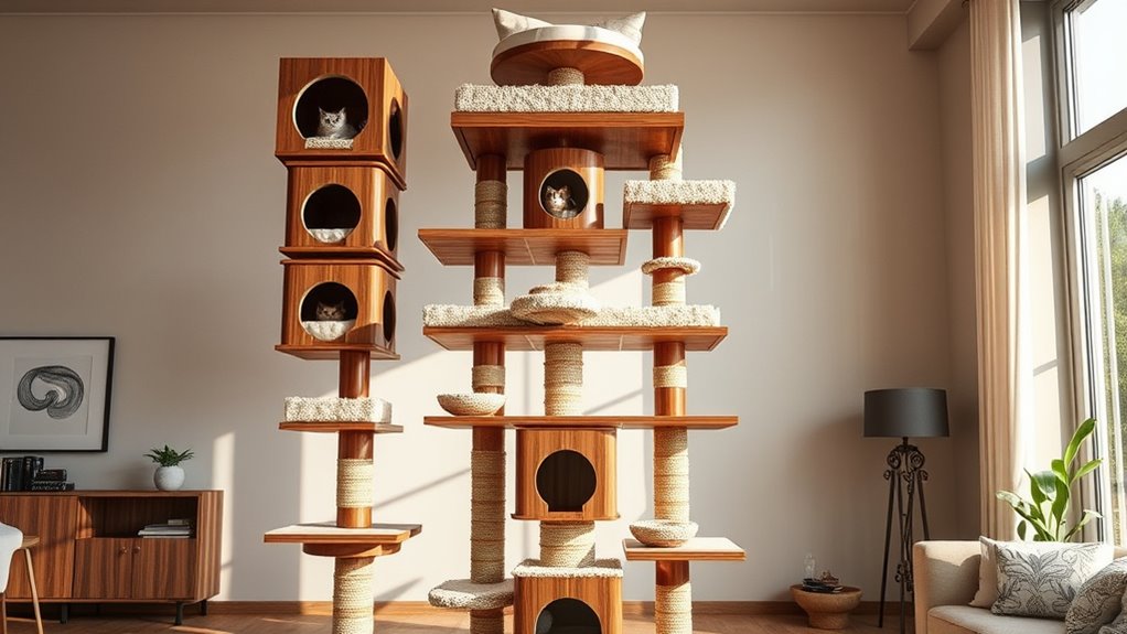 luxurious cat tree selections