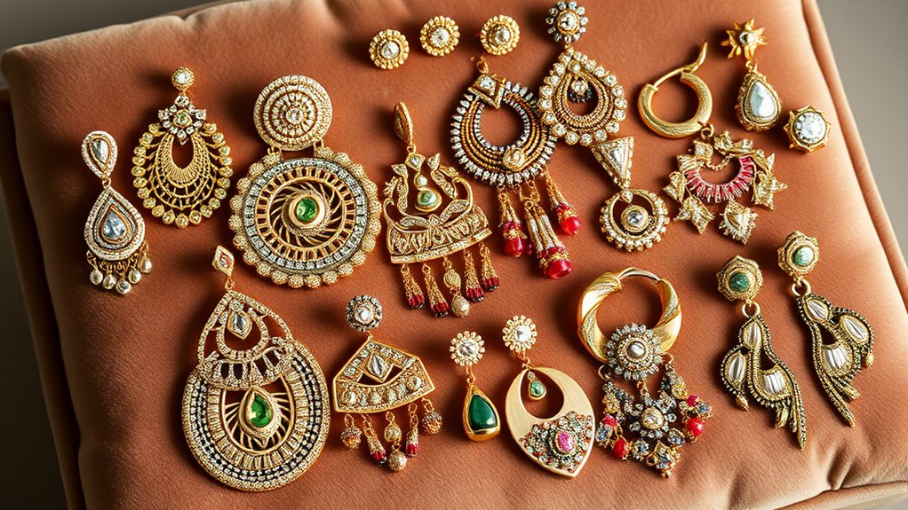 luxury bold earring collections
