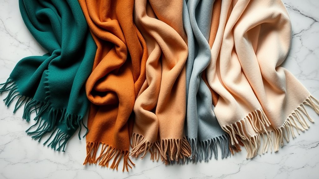 luxury cashmere scarf collections