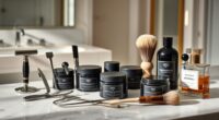luxury grooming kit selection