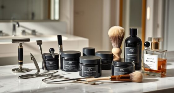 luxury grooming kit selection