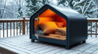 luxury heated outdoor pet houses