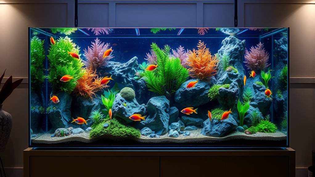luxury home aquarium selection