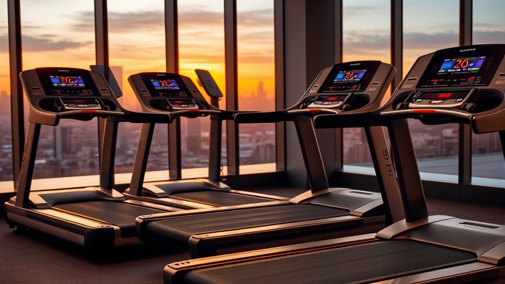 luxury incline treadmill selection
