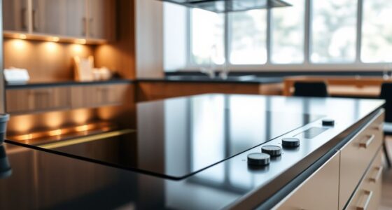 luxury integrated venting cooktops