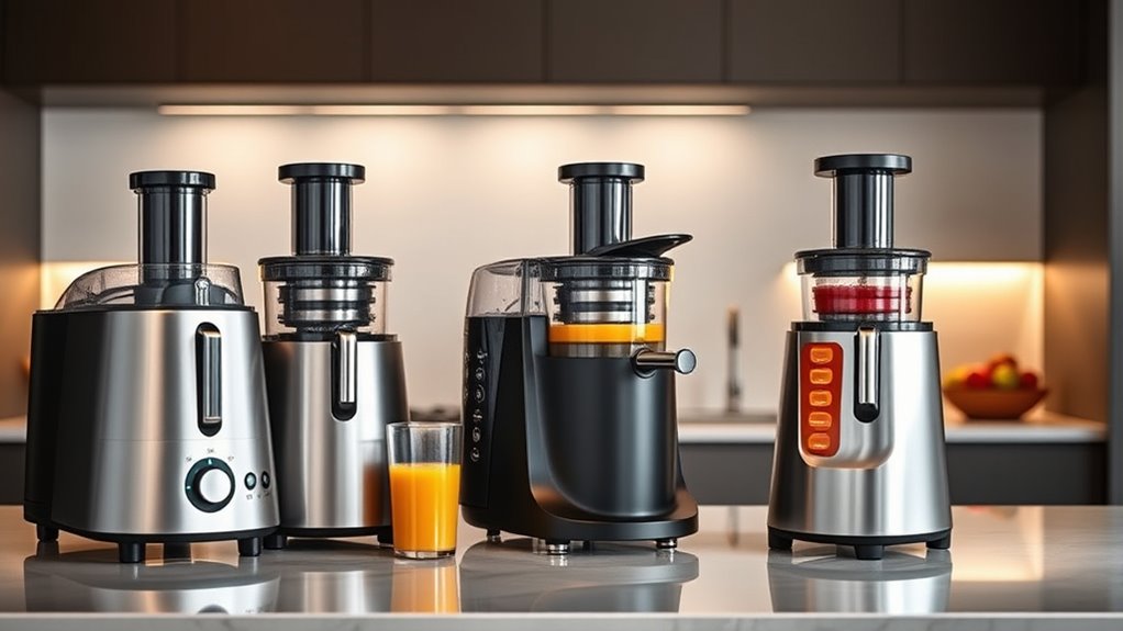 luxury juicer machine selection