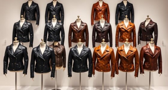 luxury leather jackets showcase