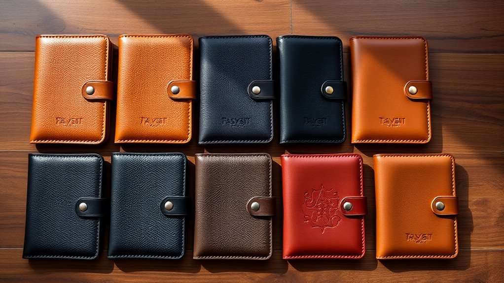 luxury leather travel accessories