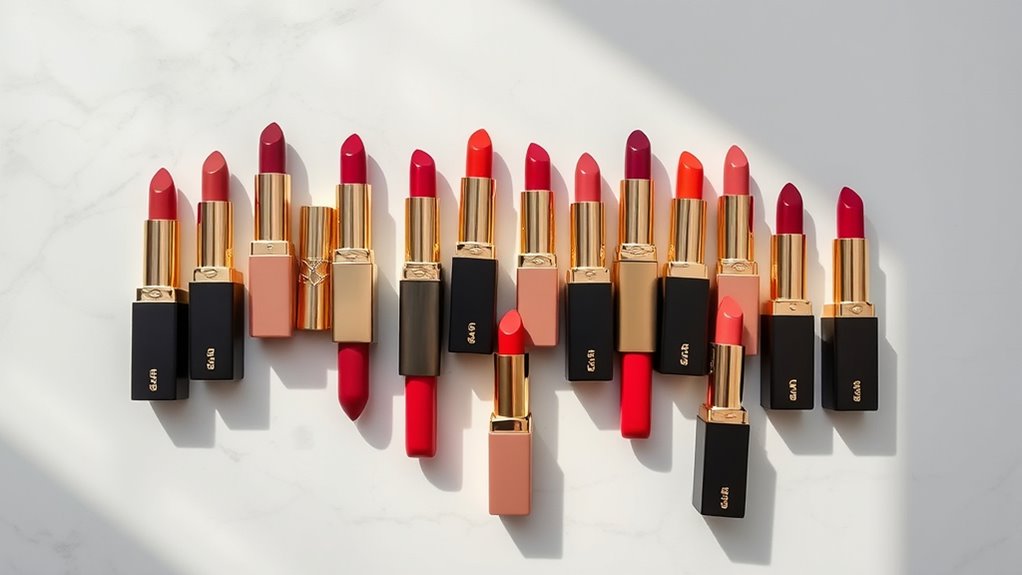 luxury lipstick collection highlights