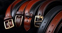 luxury men s leather belt selection