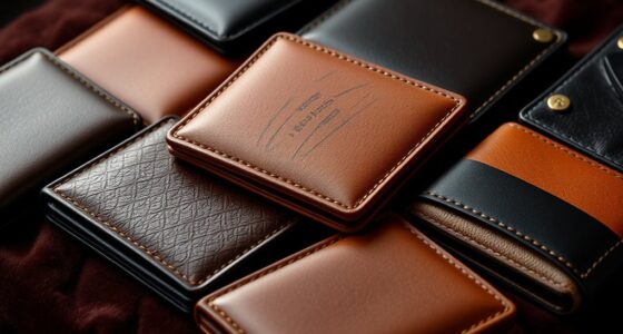luxury men s leather wallets