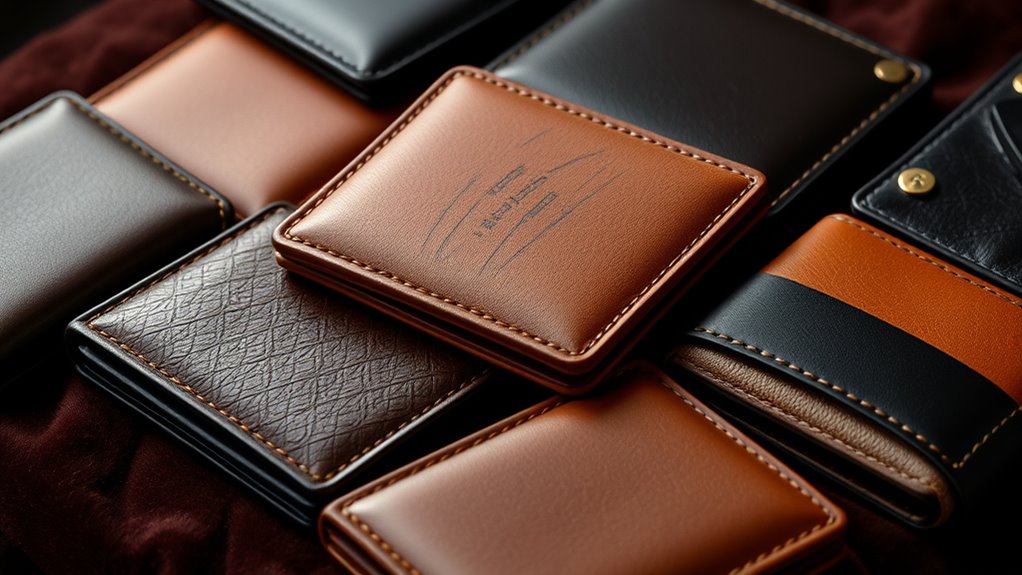 luxury men s leather wallets