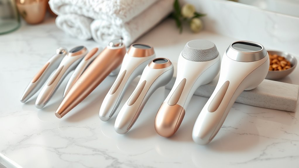 luxury microcurrent facial devices